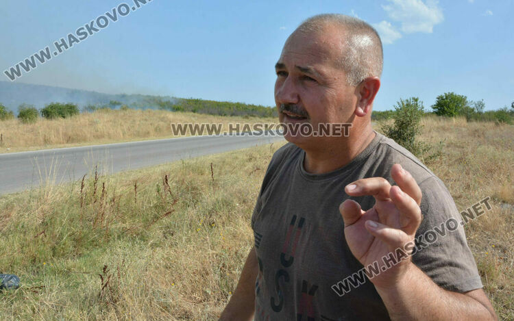 Голям пожар избухна край Сусам и Татарево, включиха се и пожарникари от Кърджалийско