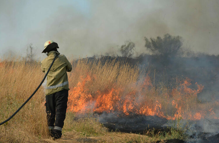 Стърнища се подпалиха между Хасково и Узунджово