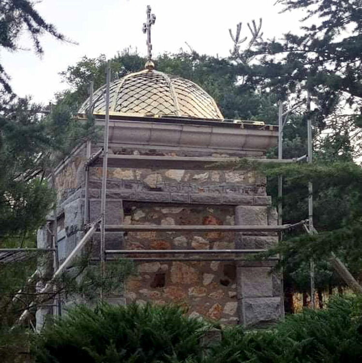 Пантеонът-костница в Маджарово с нов купол и облик
