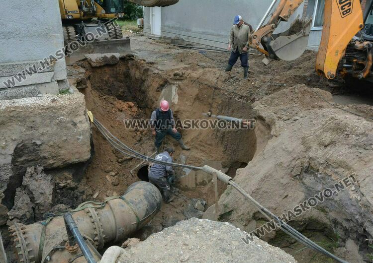 4 села са без вода заради авариен ремонт на магистрален водопровод
