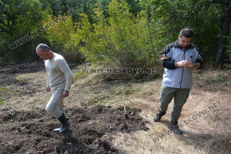 Започна разчистването на терена около гробницата край с.Текето