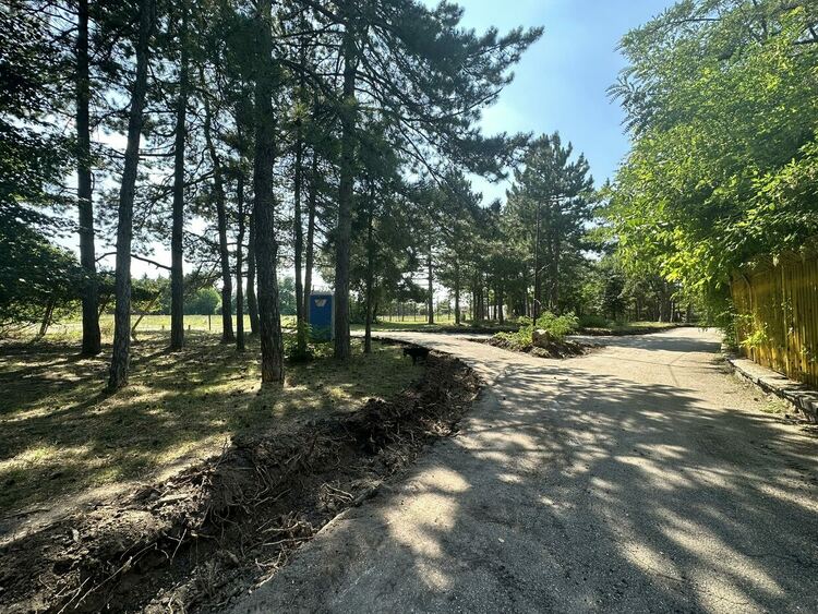 Ремонтираха алеята около ст. "Хасково"