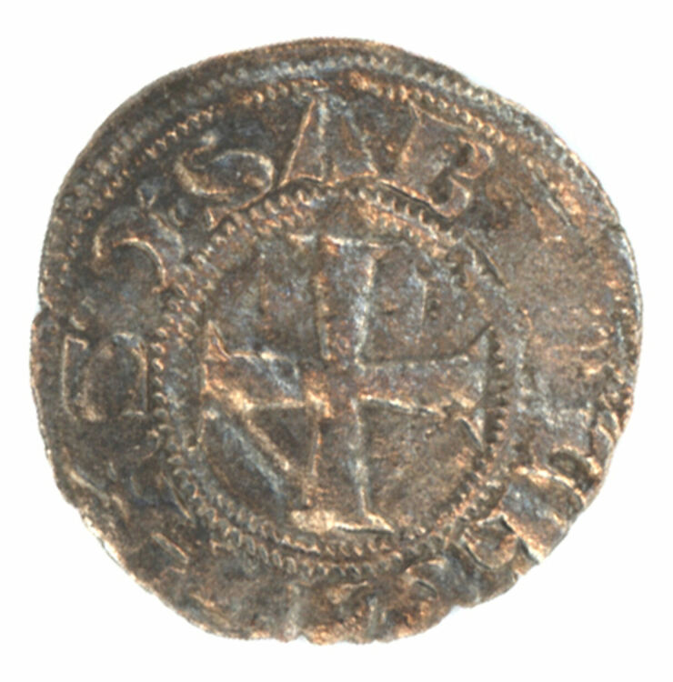 Монетата е особено ценна, понеже попада в редките емисии, отсечени при Изабела дьо Вилардуен в столицата на Морея – град Кларенсия. Снимка: РИМ Бургас