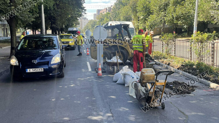 Затварят временно бул. &bdquo;Раковски&ldquo; в Хасково за преасфалтиране