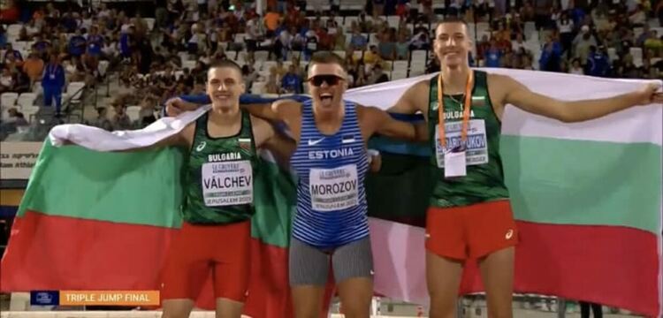 След среброто на скок на дължина, Саръбоюков е сребърен медалист и на тройния скок