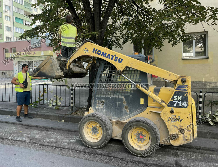 Затвориха бул. „Раковски“ в Хасково за ремонт, отклоняват трафика