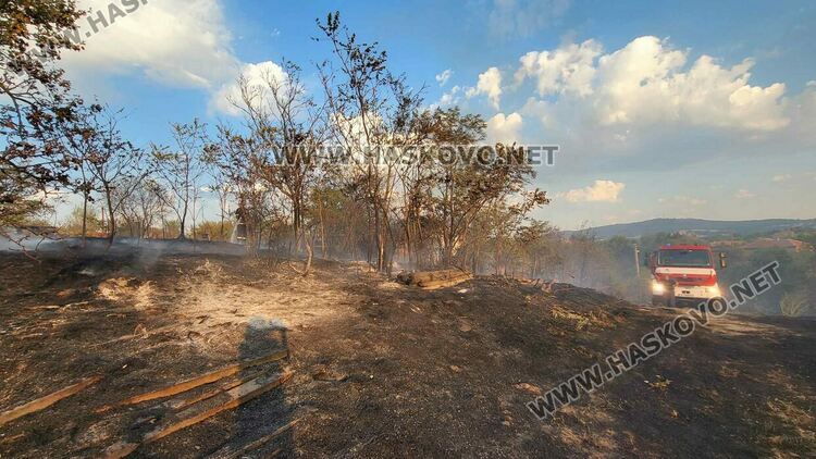 Пожар изпепели къща, дворове и постройки