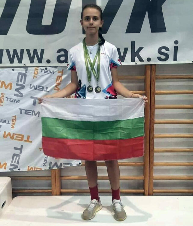 Ивана Гюрова с два медала на международен турнир в Словения