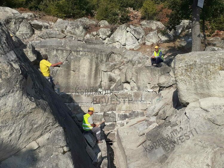 Реставрацията на базиликата на Перперикон ще е готова до 15 дни
