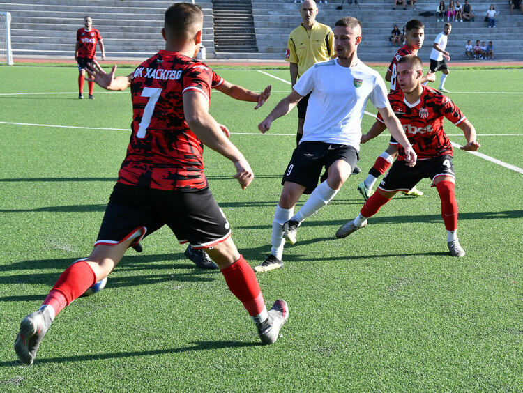 Най-новият футболен отбор на Хасково записа първа победа