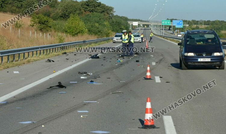 Водач на бус загина при катастрофа с камион на магистрала „Марица“