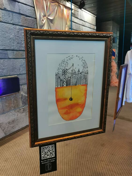 Арт шоурум на Диана Георгиева е експониран във фоайето на РДТ