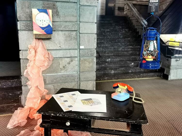 Арт шоурум на Диана Георгиева е експониран във фоайето на РДТ