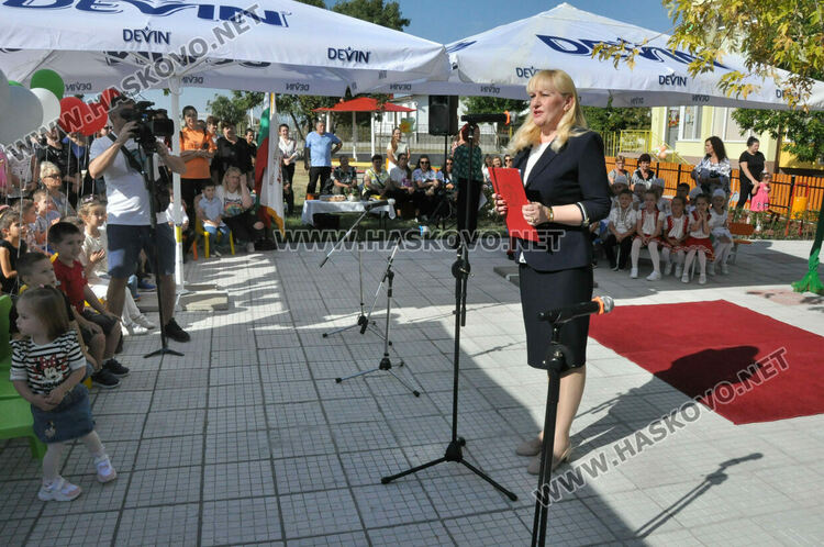 Тържествено откриха обновената детска градина „Иглика“ в Хасково