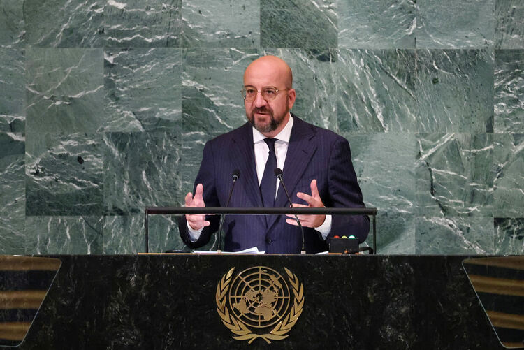 Шарл Мишел пред ООН: ЕС ще подкрепя Украйна толкова дълго, колкото е необходимо