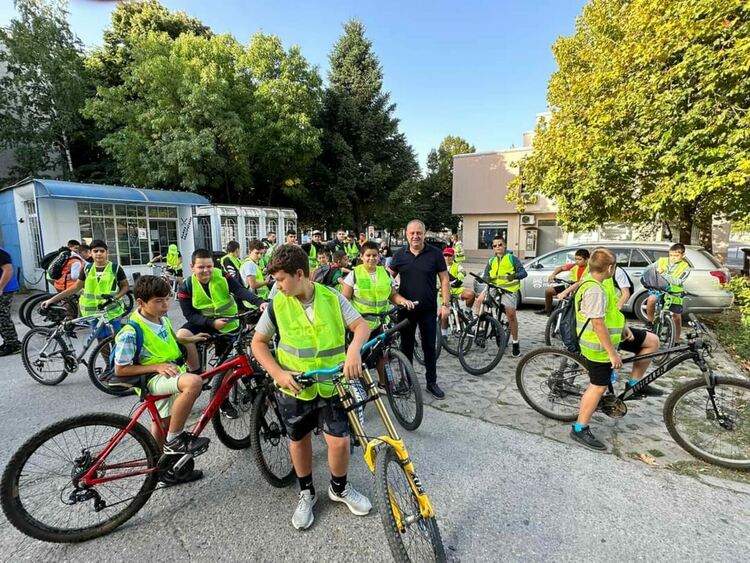 Проведе се традиционният велопоход до язовир Брягово
