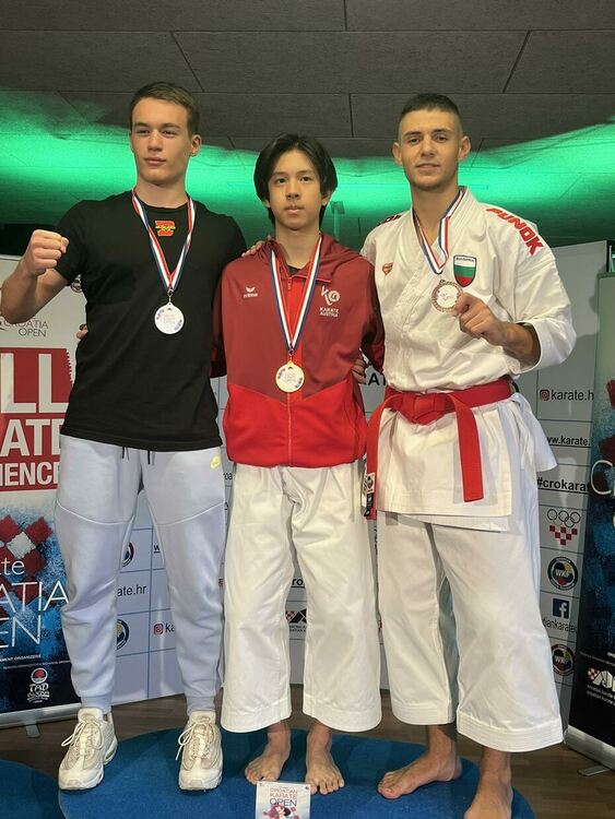 Ангел Ангов с два бронзови медала от турнир в Хърватска