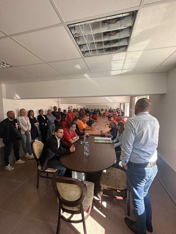 Николай Ставрев представи програмата си за развитие на Хасково пред служители на „АБ“ АД