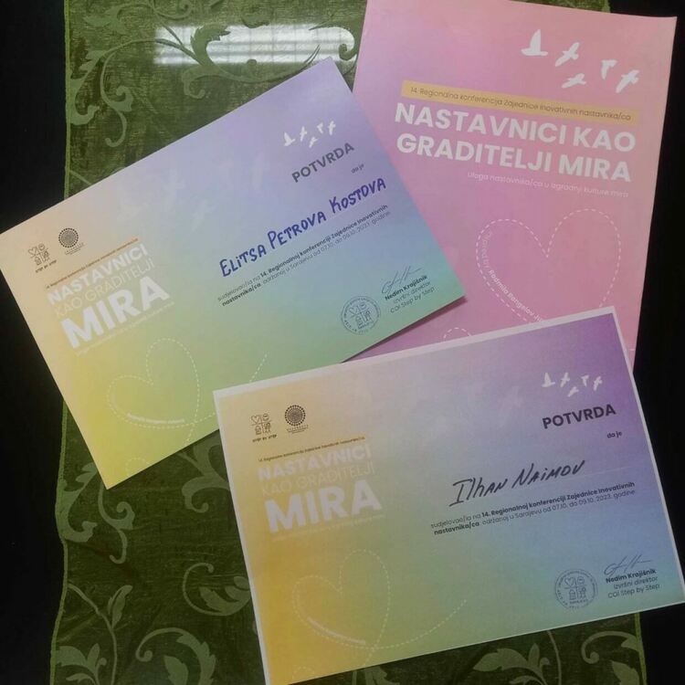 ДГ "Зорница" - Асеновград взе участие в конференция в Сараево