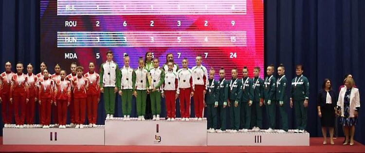 Седем медала за "Мега спорт" на Балканските игри по аеробика в Румъния