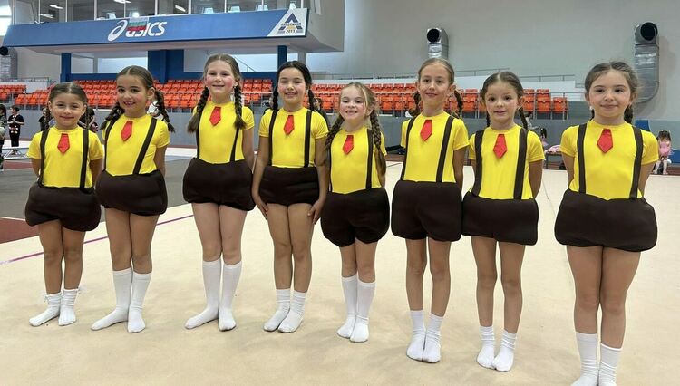 Пет медала за гимнастичките от „Аида“ на Държавното по масов спорт