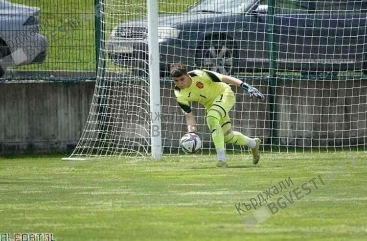 Васил Агушев от Футболна академия "Арда 1924" с участие в националния отбор