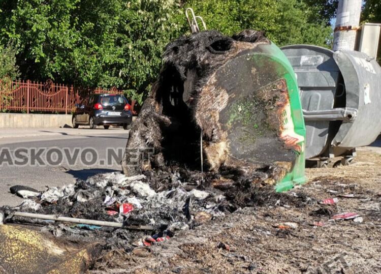 Задържаха пиян мъж за палеж на контейнери и дрогиран водач