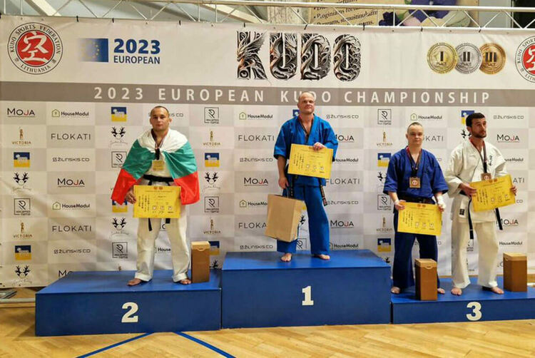 Радослав Русев е вицешампион на Европейско първенство по кудо