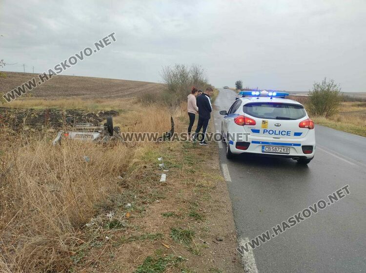 Две жени пострадаха при катастрофи по пътя между Хасково и Минерални бани