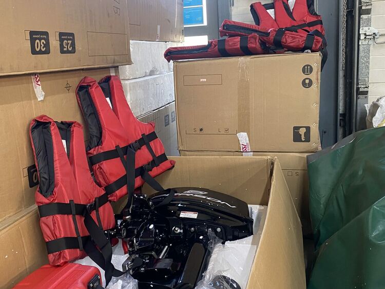 Лодки за превоз на нелегални  мигранти през Ламанша са задържани на ГКПП “Капитан Андреево”