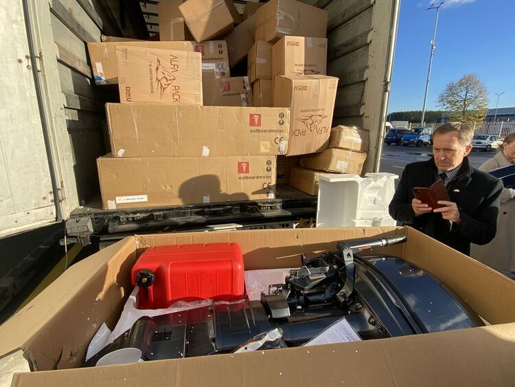 Лодки за превоз на нелегални  мигранти през Ламанша са задържани на ГКПП “Капитан Андреево”