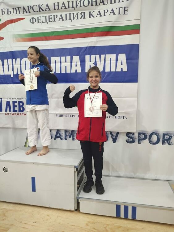 Каратистите на „Торнадо“ с две титли от Купа България