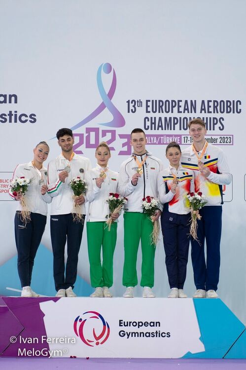 Борислава Иванова и Христо Манолов спечелиха европейската титла на смесени двойки