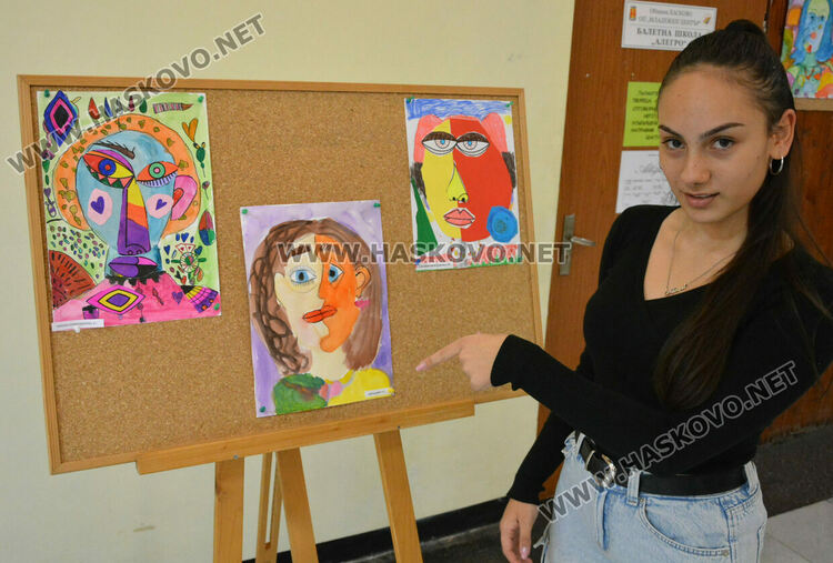 Арт школа „Дъга“ откри изложба „В духа на Пикасо“