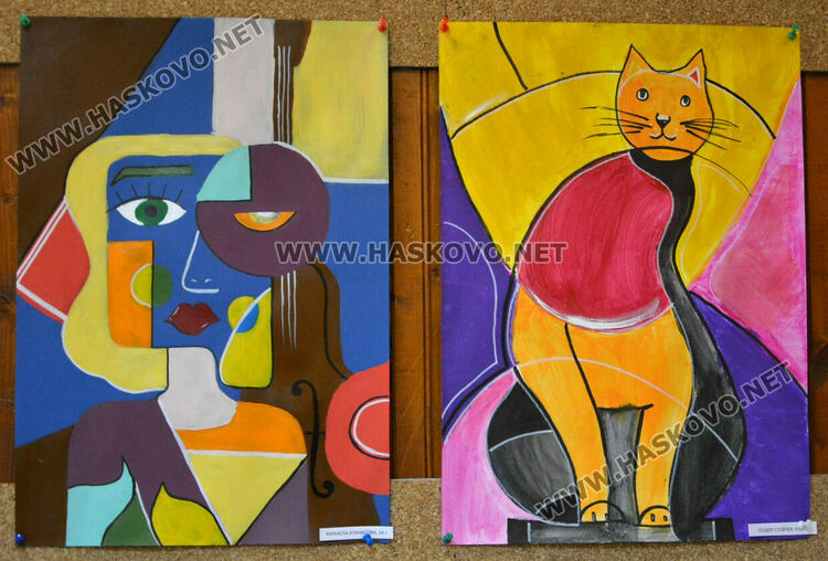 Арт школа „Дъга“ откри изложба „В духа на Пикасо“
