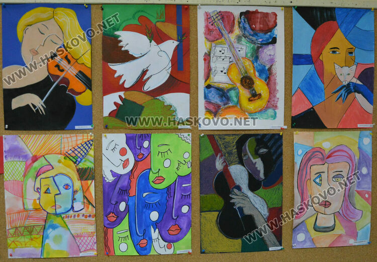 Арт школа „Дъга“ откри изложба „В духа на Пикасо“