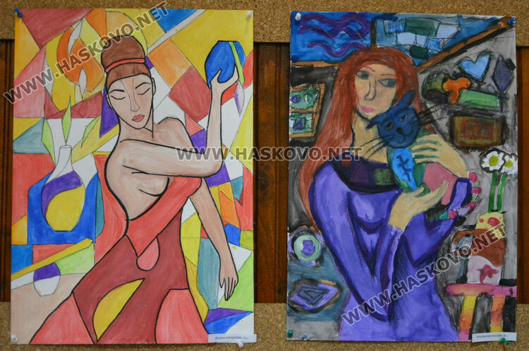 Арт школа „Дъга“ откри изложба „В духа на Пикасо“