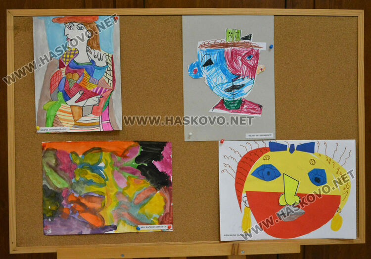 Арт школа „Дъга“ откри изложба „В духа на Пикасо“