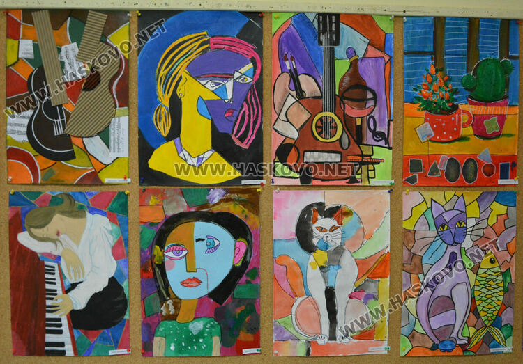 Арт школа „Дъга“ откри изложба „В духа на Пикасо“