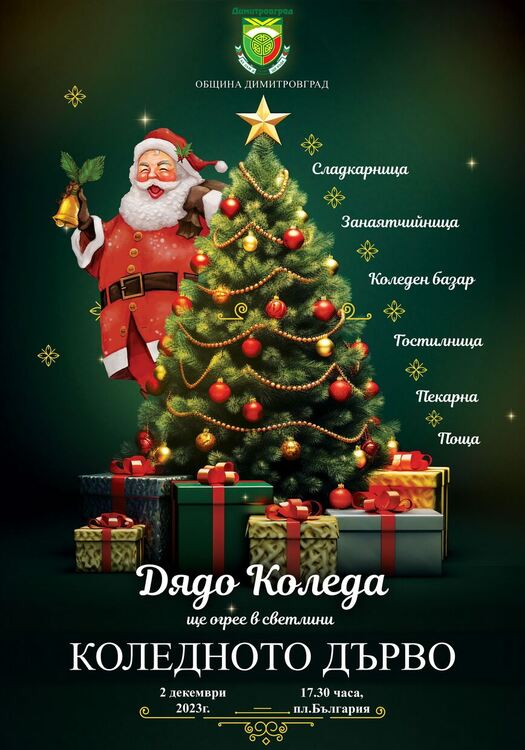 На 2 декември грейват светлините на най-голямото живо коледно дърво в Европа