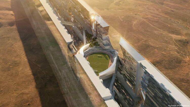 Новият град Неом ще има огромен завод за екологичен водород, захранван от слънчева електроцентрала за четири милиарда долара