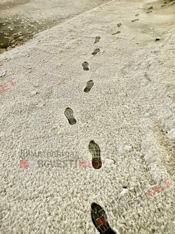 В Димитровград заваля първият сняг за сезона