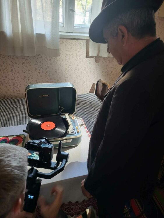 Работни моменти от снимачната площадка