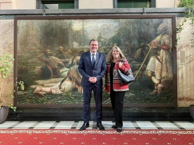 Кметът на Община Перник Станислав Владимиров се срещна днес със зам.-посланика на САЩ Н. Пр. Андриа Брулет-Родригез