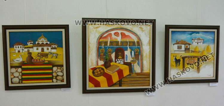 Хасковските художници показват многообразие в традиционната си коледна изложба