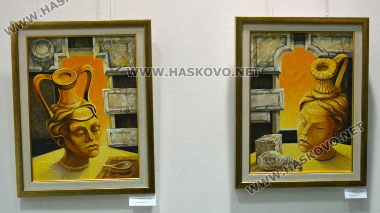 Хасковските художници показват многообразие в традиционната си коледна изложба
