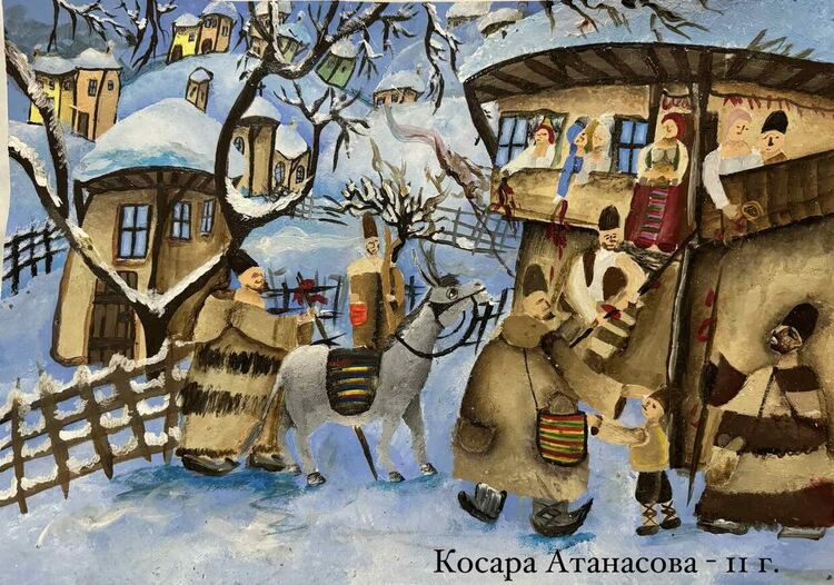 „Колорит“ с призови места в национален конкурс, подариха картини на деца с увреждания