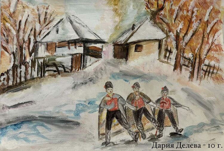 „Колорит“ с призови места в национален конкурс, подариха картини на деца с увреждания