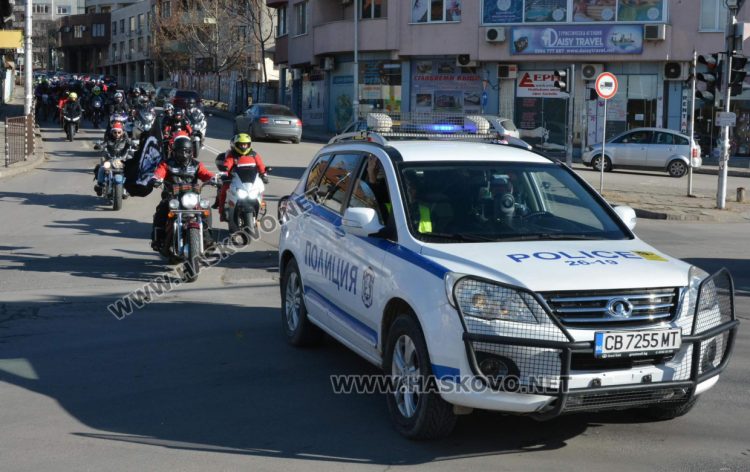 Дядо Коледа на мотор