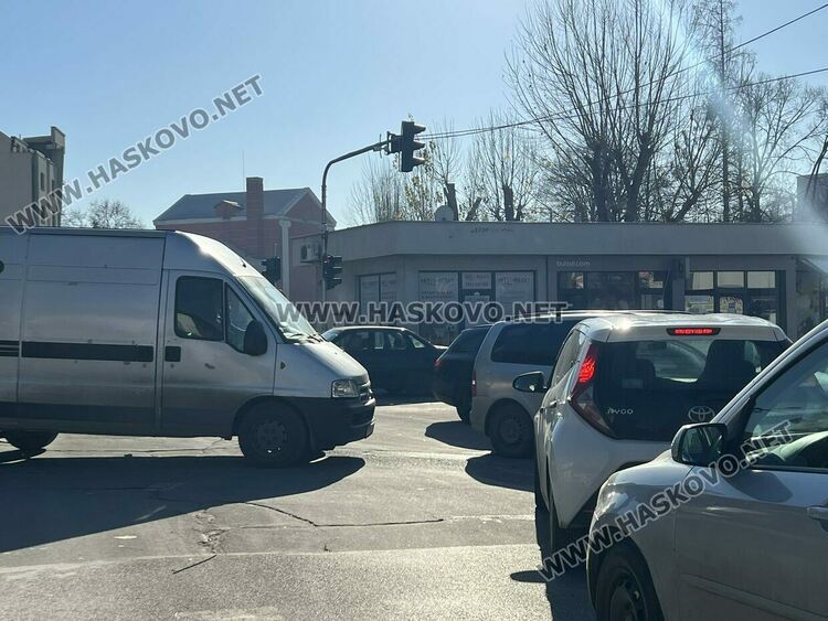 Следпразнични задръствания в Хасково